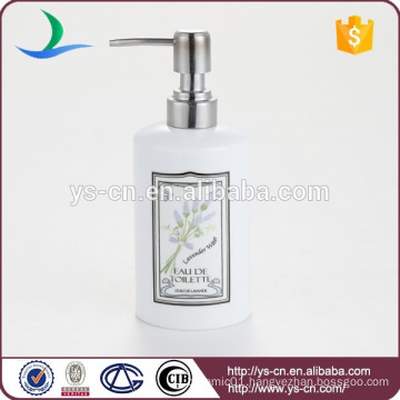 manual ceramic liquid dispenser of bathroom furniture set